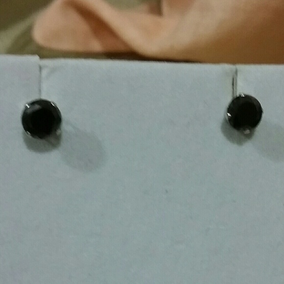 Moissanite Jewelry - 💍Genuine 2 CTW Black Moissanite Studs in .925